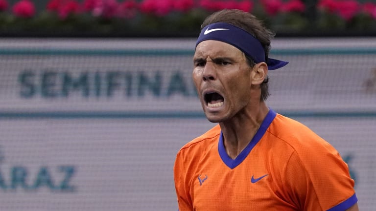 Nadal went 6 for 21 on break points and saved nine of the 14 he faced.