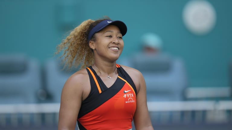 A win Thursday is projected to get Osaka back inside the Top 40.