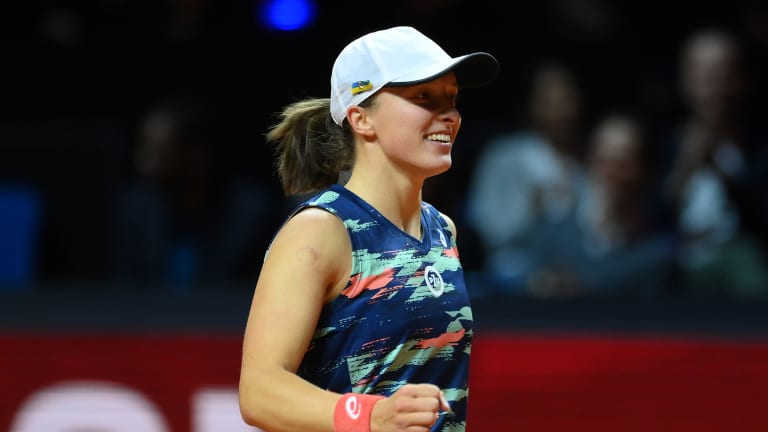 In last year's Rome final, Swiatek double bageled Karolina Pliskova.