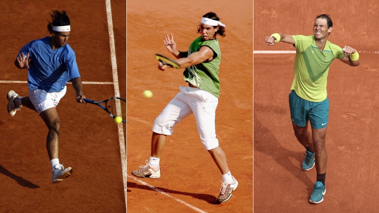 Nadal style evolution composite