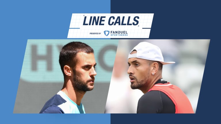 Djere and Kyrgios are facing off for the first time.