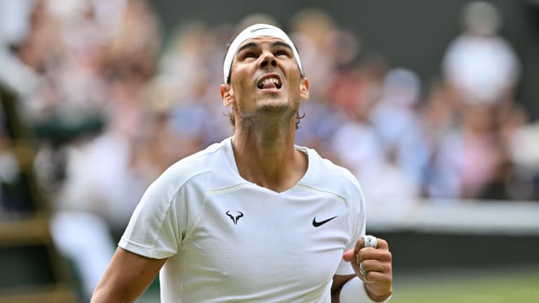 Nadal is looking to reach his first Wimbledon final since 2011.