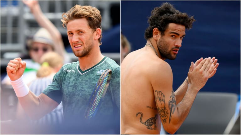 All but one of the pair's meetings have come on clay (Ruud won the first two, but Berrettini claimed their most recent encounter in the 2021 Madrid semifinals).