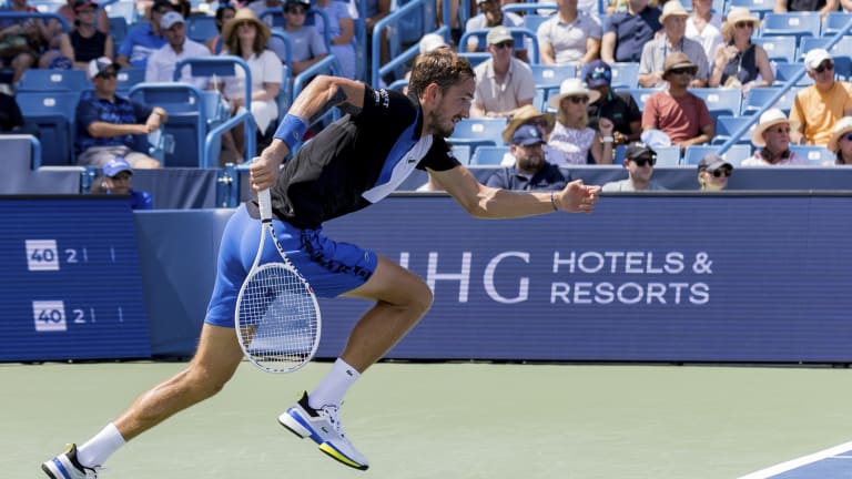 Medvedev is through to his third Western & Southern Open semifinal in four years.
