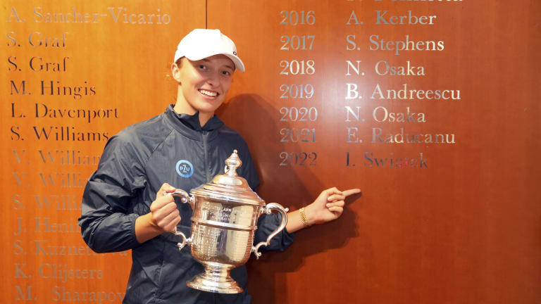 Swiatek continued to break new ground for Poland with her US Open triumph.