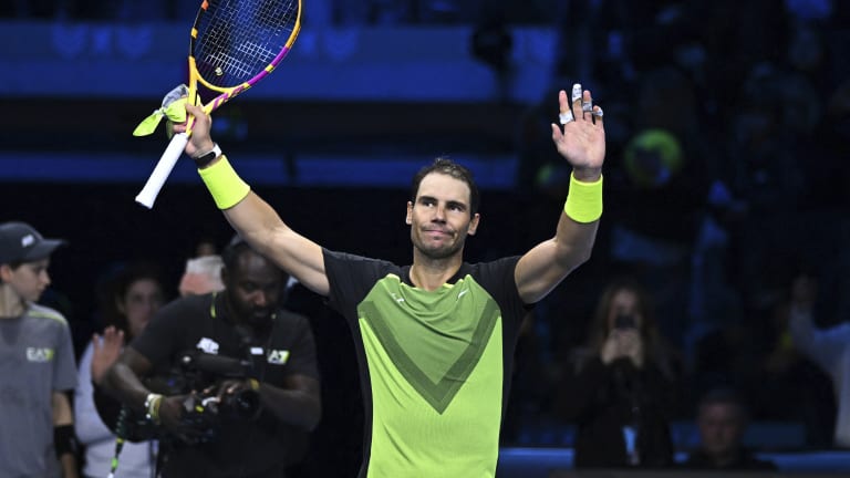 Nadal finishes the 2022 season with a 39-8 record.