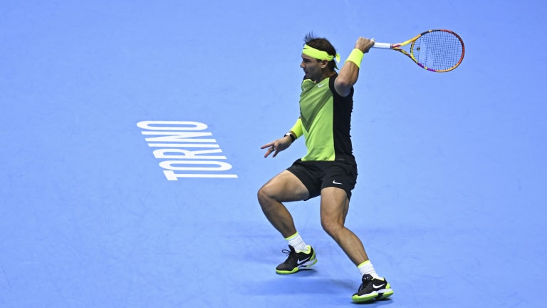 Nadal dropped to 21-18 lifetime at the ATP's season finale.