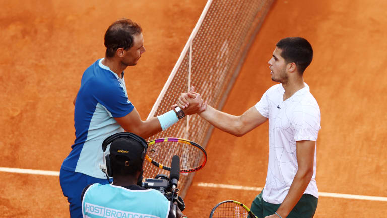 Alcaraz won the pair's most recent meeting, 6-2, 1-6, 6-3, in Madrid this past May.