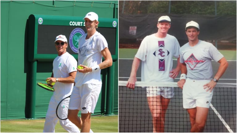 Stine's coaching pathway has included partnerships with Kevin Anderson and Jim Courier.