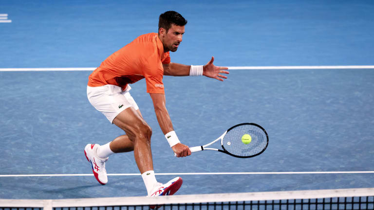 Forward movement has aided in the evolution of Djokovic's game.