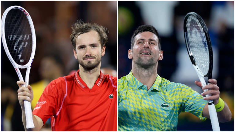 Djokovic is the competitor Medvedev has faced the most times on the ATP Tour ahead of their latest battle (Zverev is second and Tsitsipas third)