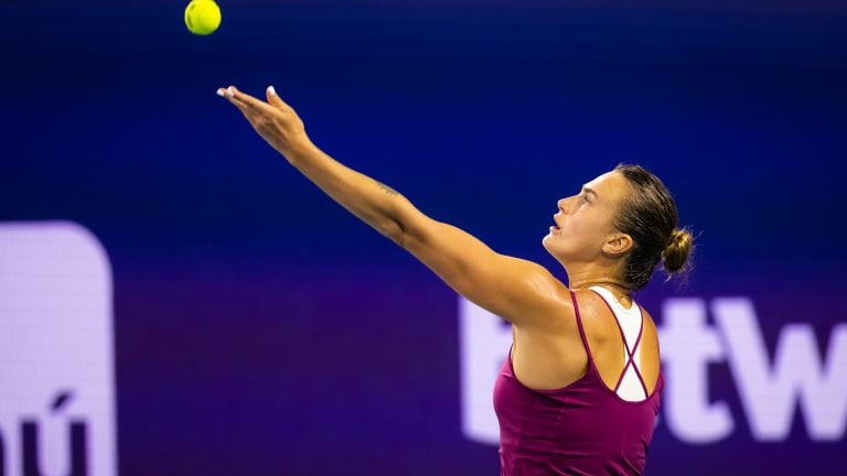 With her victory in the round of 16, Sabalenka became the first WTA player to reach 20 wins this season.