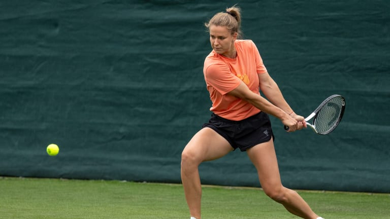 Muchova opted not to play a grass-court tournament in the lead-up to Wimbledon.