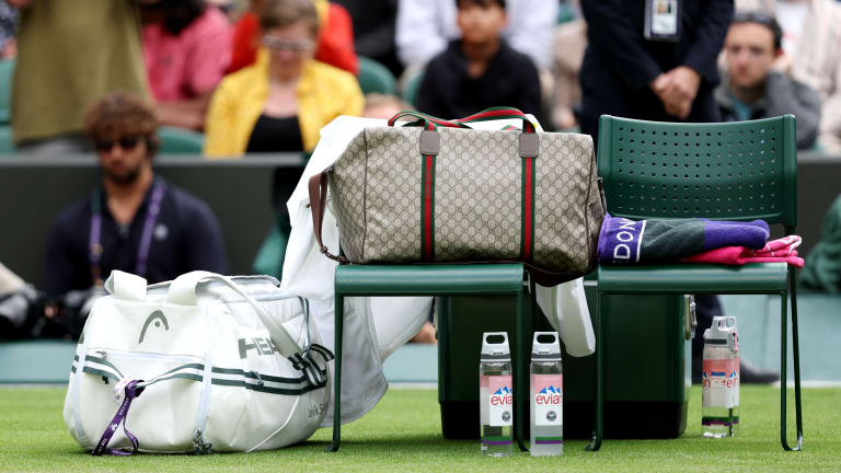 The Tennis Letter on X: Jannik Sinner on his Gucci Bag: “The Gucci Bag  certainly doesn't help me win matches.” 😂  / X