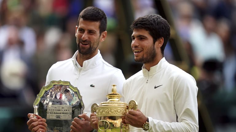 Alcaraz handed Djokovic his first loss on Centre Court since the 2013 Wimbledon final.