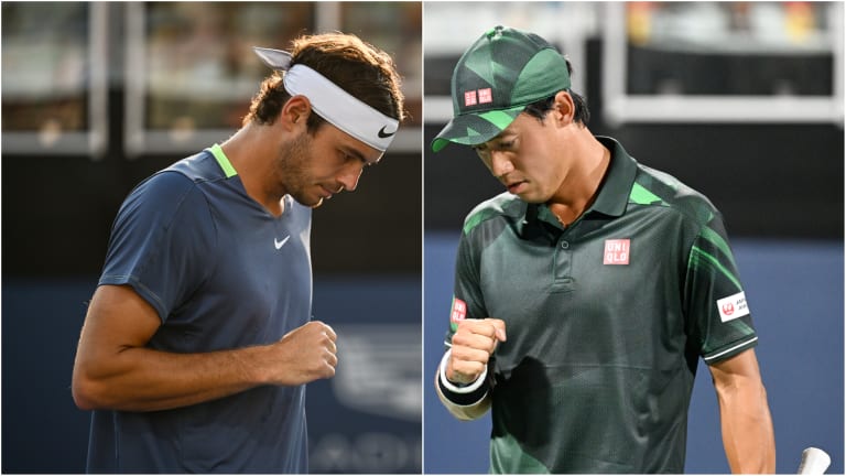 The last time these two squared off: Fritz was ranked No. 52 and Nishikori stood at No. 6.