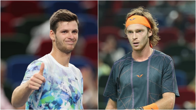 Hurkacz and Rublev recently shared the court together at Laver Cup.