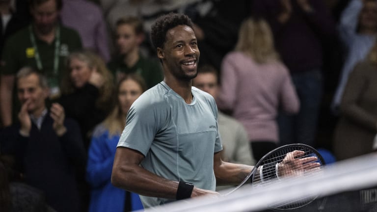 Earlier this week, Monfils surpassed Richard Gasquet for the most hard-court wins by a Frenchman in the Open Era.