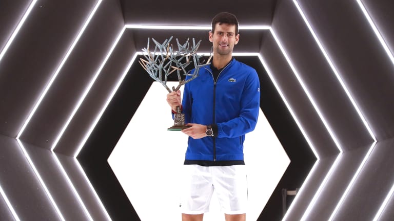 The Rolex Paris Masters is one of an incredible seven different events Djokovic has won six or more times.