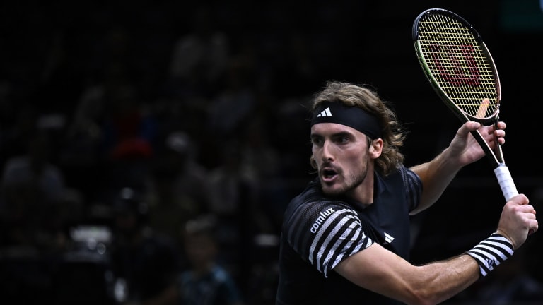 Tsitsipas will seek his 50th win of the year on Thursday.
