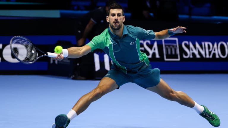 Djokovic is chasing a record-breaking seventh ATP Finals trophy.