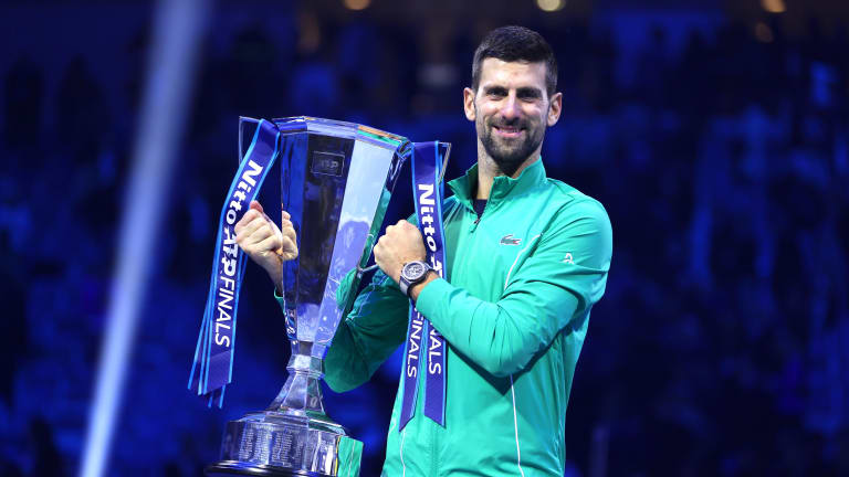 Djokovic's victory over Sinner in the final was also his milestone 50th career win at the ATP Finals.