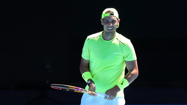 Nadal is due to make his 19th Australian Open appearance.