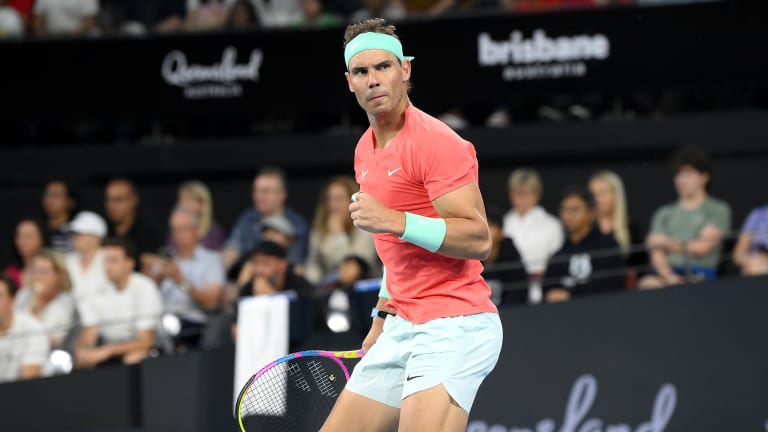Nadal improved to 10-6 against Thiem with Tuesday's win. They've played twice in major finals—Nadal beat Thiem for the Roland Garros title in 2018 and 2019.