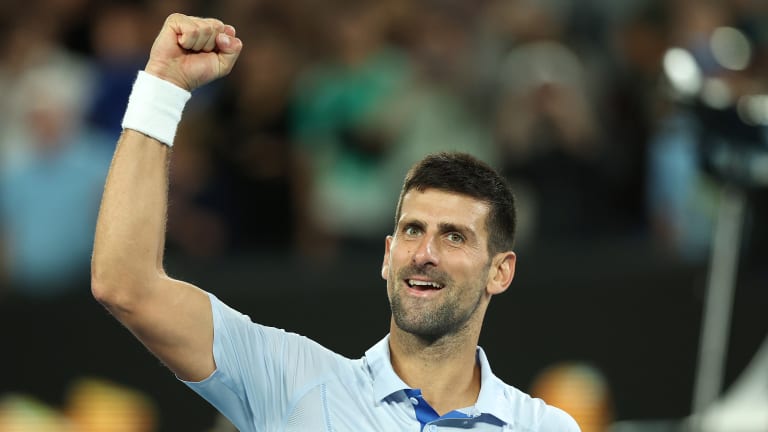 Djokovic also beat Mannarino in consecutive years at Wimbledon (2016-17).