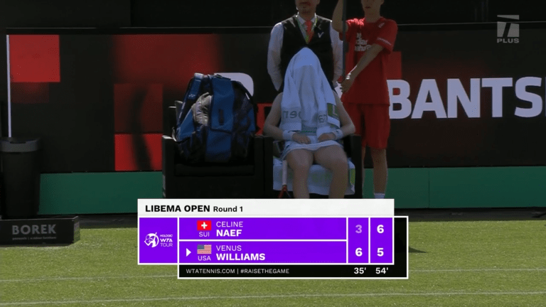 Naef seemingly couldn't bear to watch at times, but she more than held her own during a must-win second set.