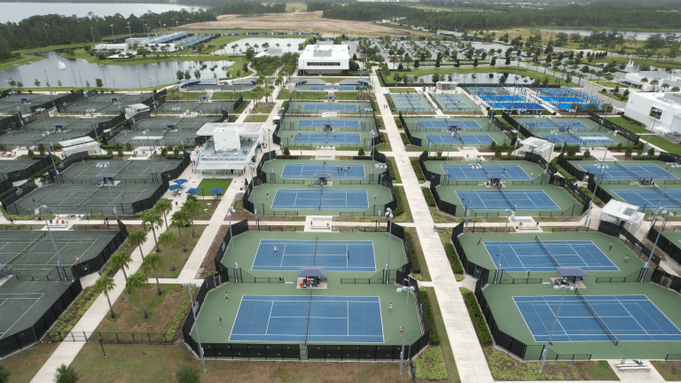 Hard courts are most prominent at the USTA National Campus, which requires no membership.