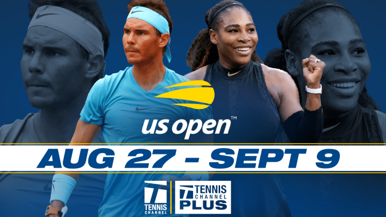 Serena makes US Open
statement with 
Virgil Abloh design