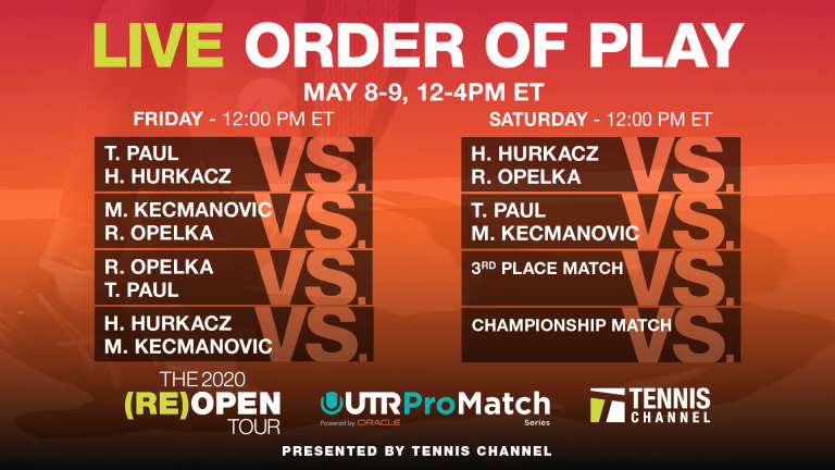 Hurkacz, Kecmanovic, Opelka & Paul set to launch UTR Pro Match Series