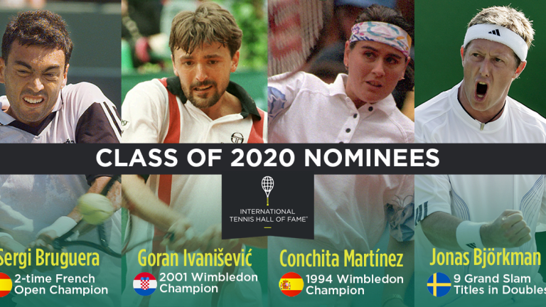Bjorkman, Bruguera, Ivanisevic, Martinez on Tennis Hall of Fame ballot
