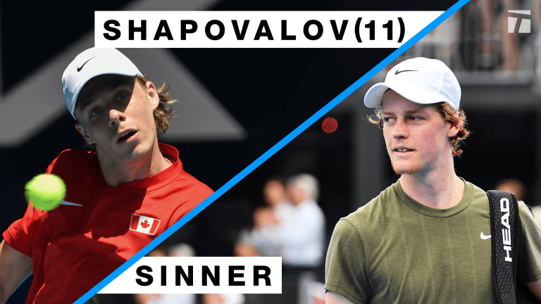 Shapovalov v. Sinner tops the list of men's Aussie Open first rounders