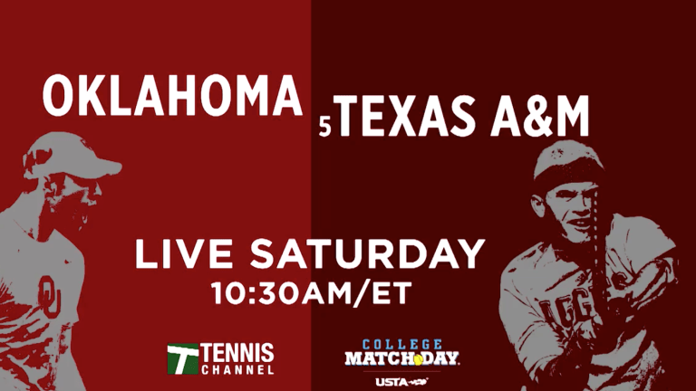 Texas A&M match
to air live on
Tennis Channel