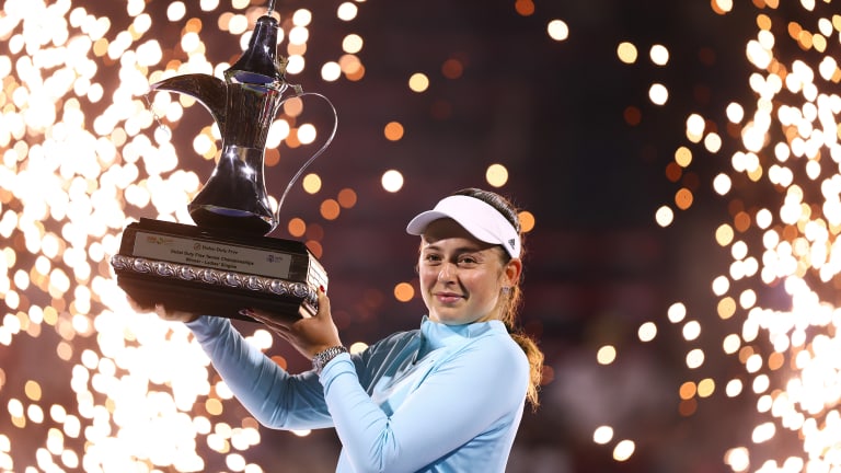 Ostapenko storms to victory in Dubai for 5th career title