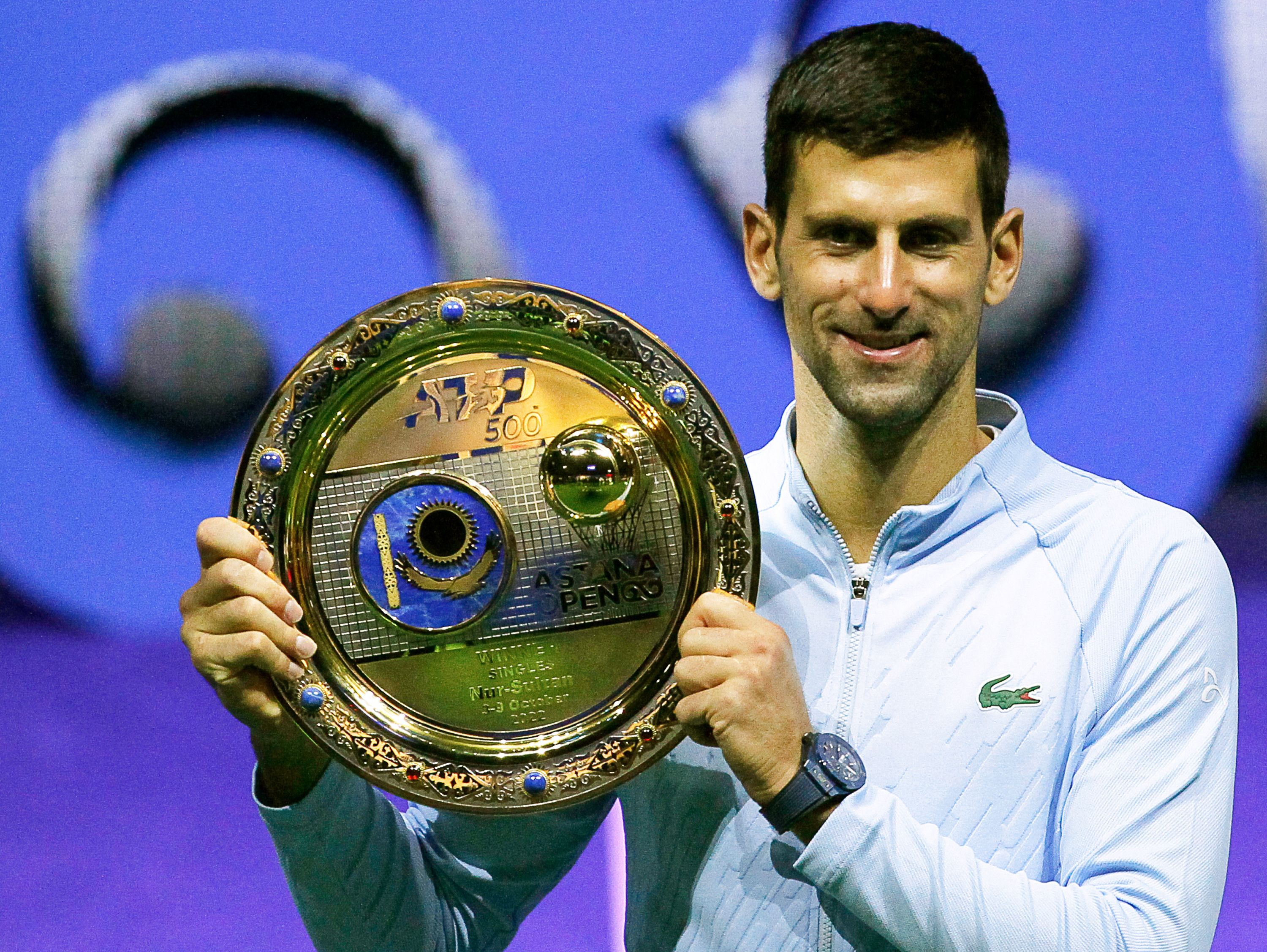 Novak Djokovic defeats Stefanos Tsitsipas to triumph at Astana Open