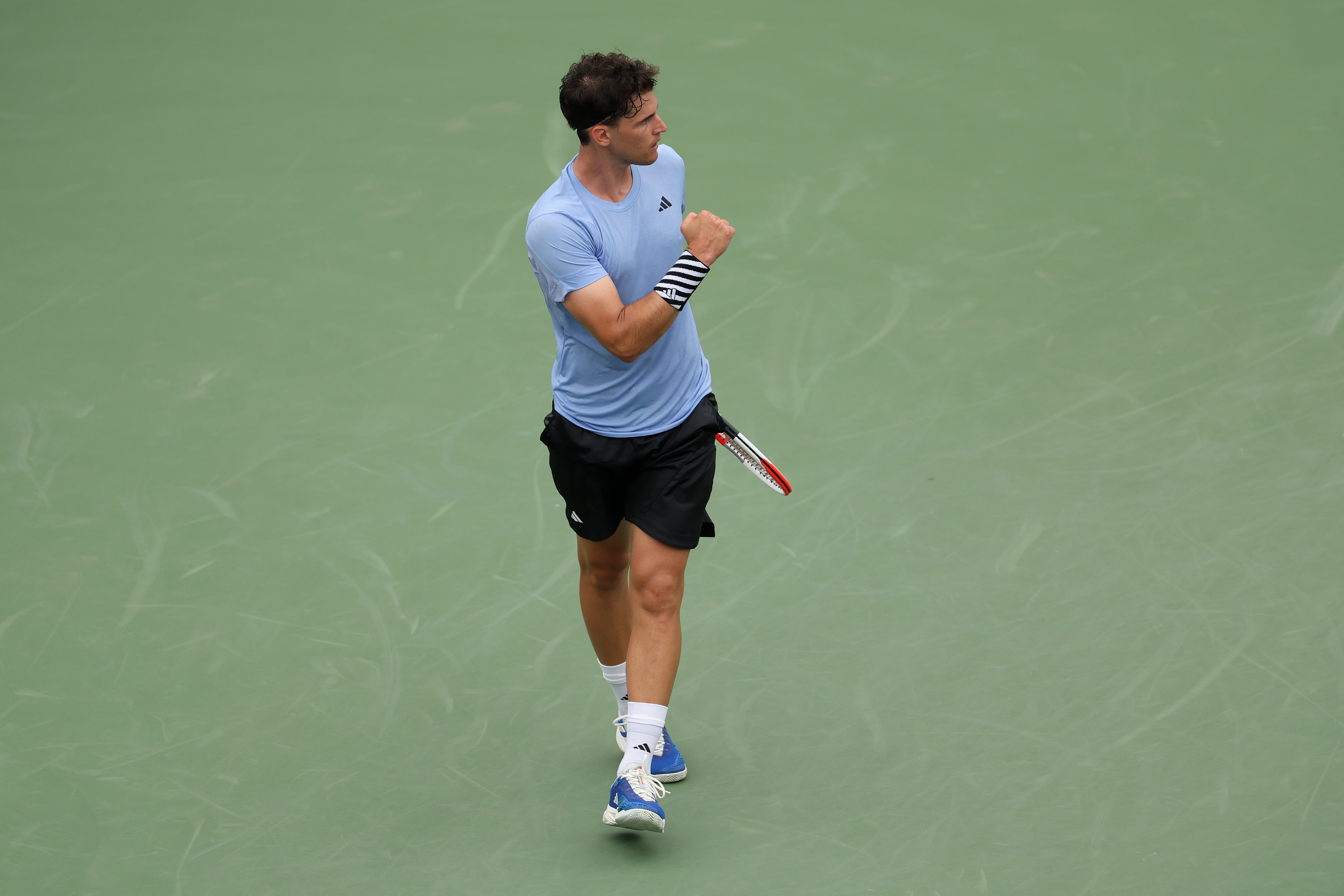 Dominic Thiem wins first US Open match since 2020 final, snapping seven- match losing streak at Slams