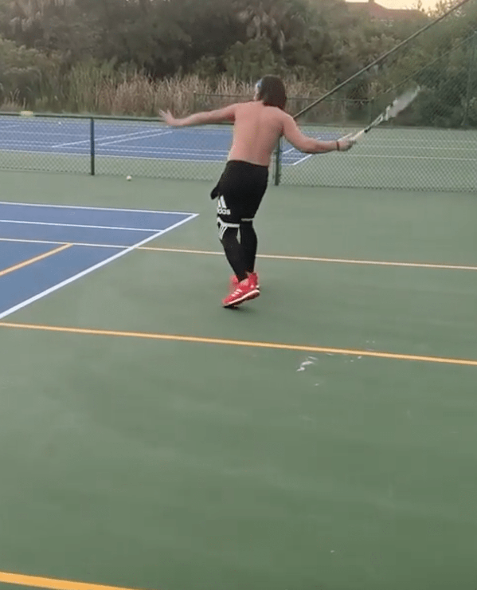 WATCH: Bluejays Bo Bichette shows off tennis skills