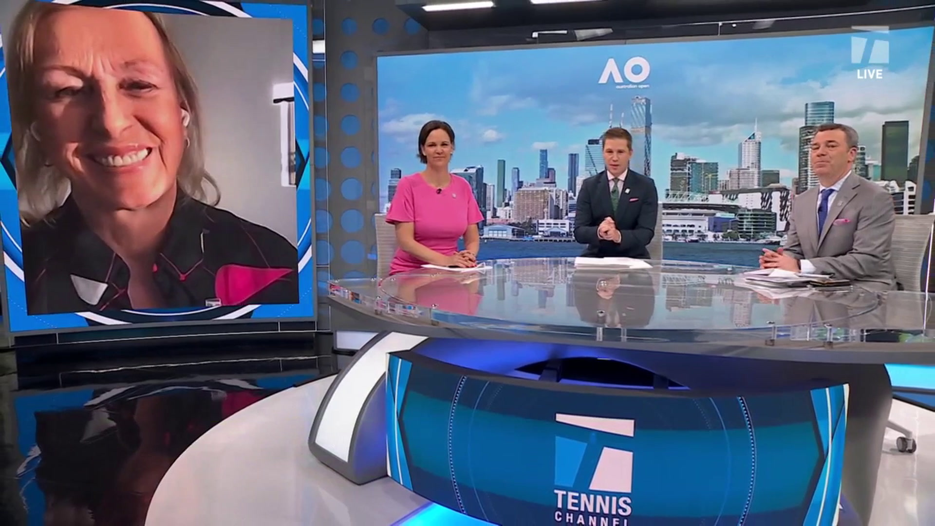 Martina Navratilova Health Update Tennis Channel Live 2023 Tennis