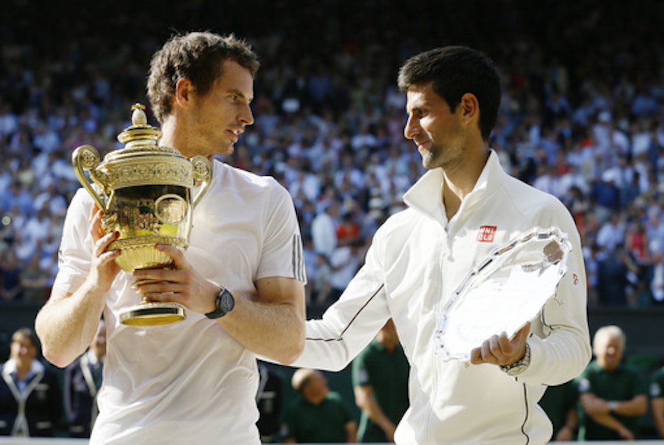 Return Winners The 2013 men's Wimbledon final