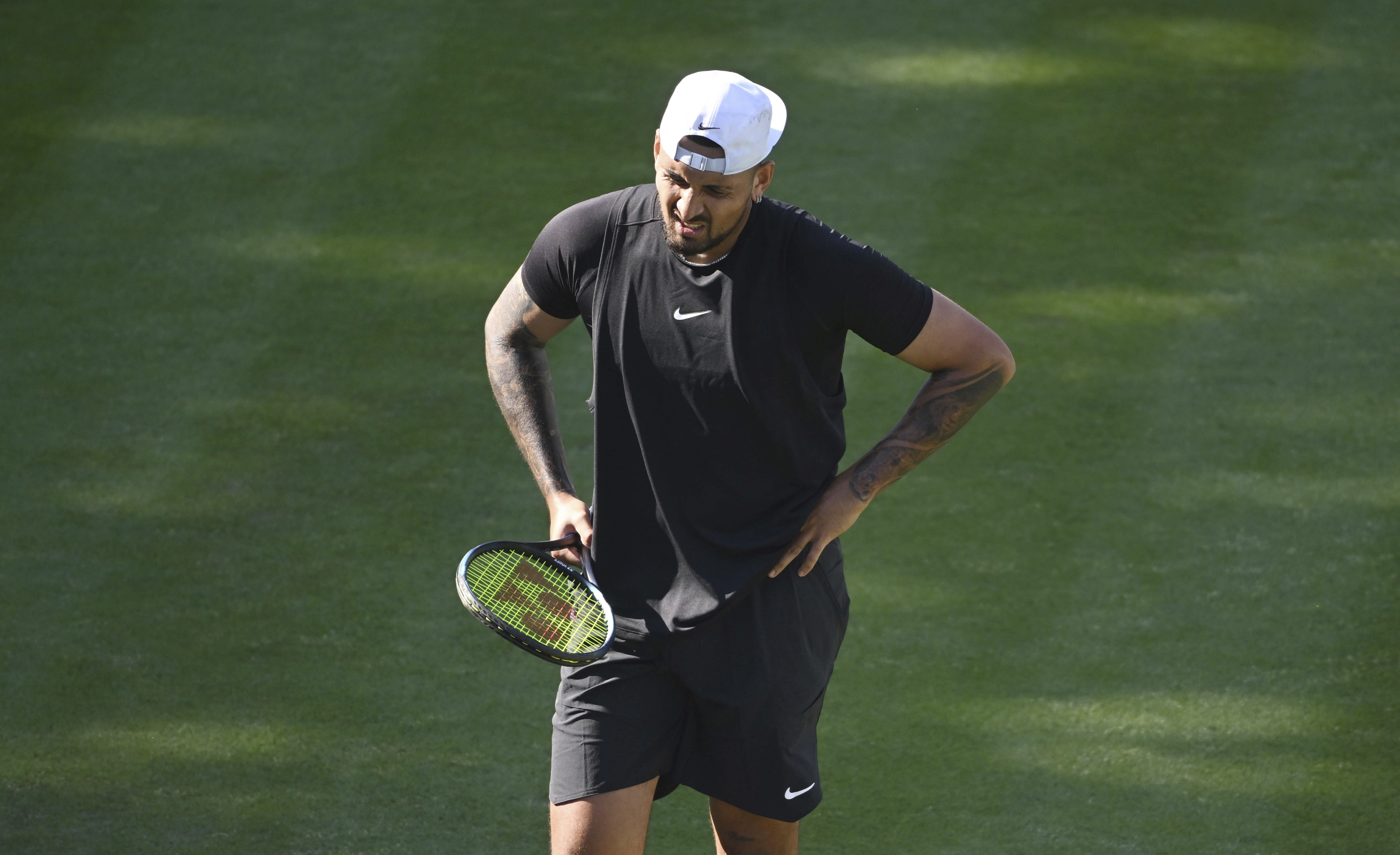 With Wimbledon on his mind, Nick Kyrgios pulls out of Halle to give