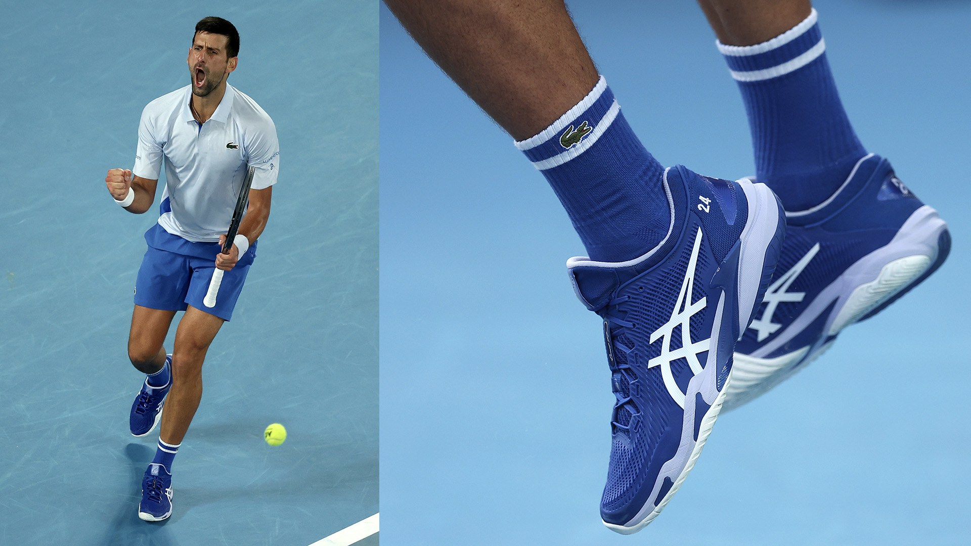 Novak Djokovic steps out in 24 shoes as he makes winning