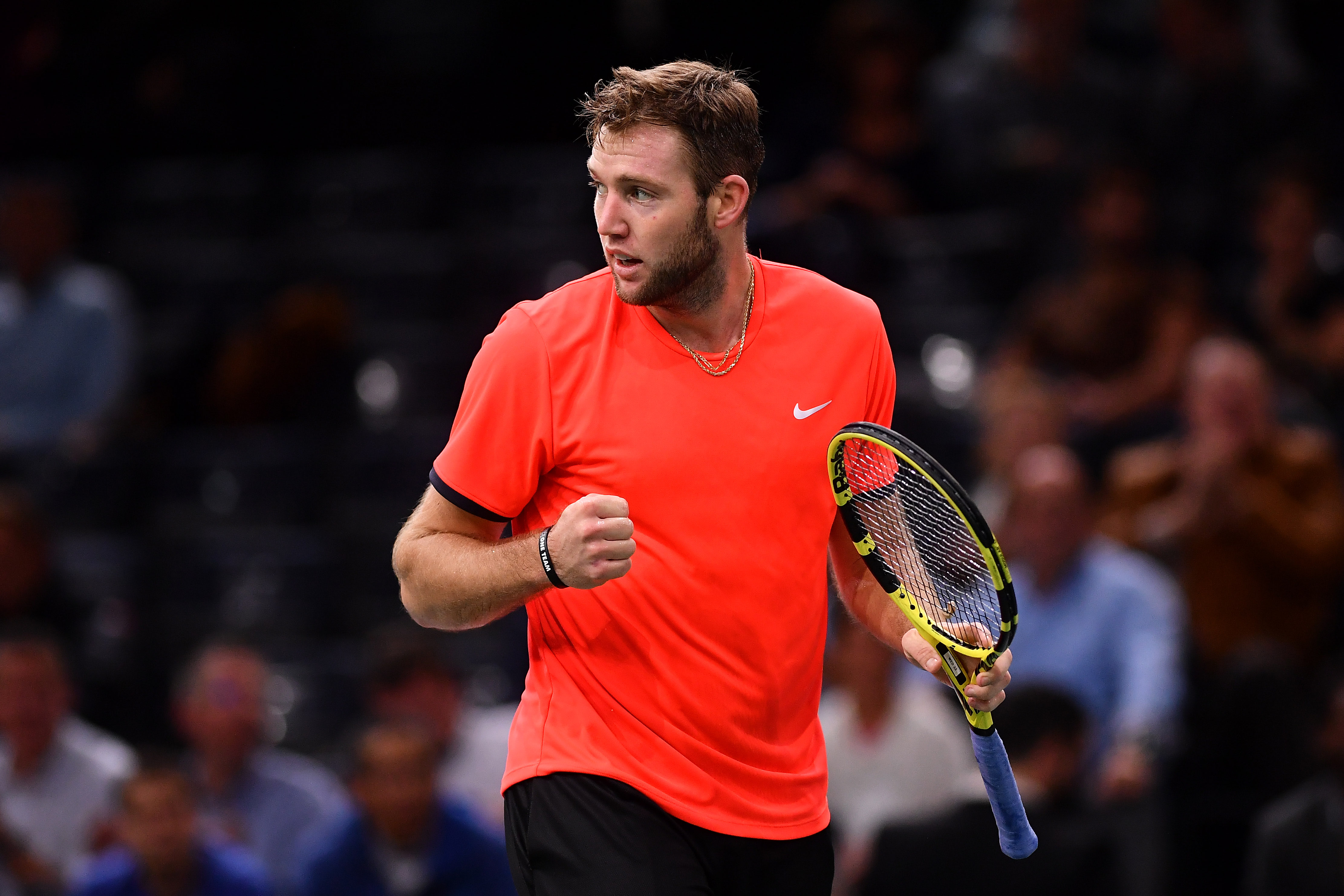 Sock opens Paris title defense with win over Frenchman Gasquet