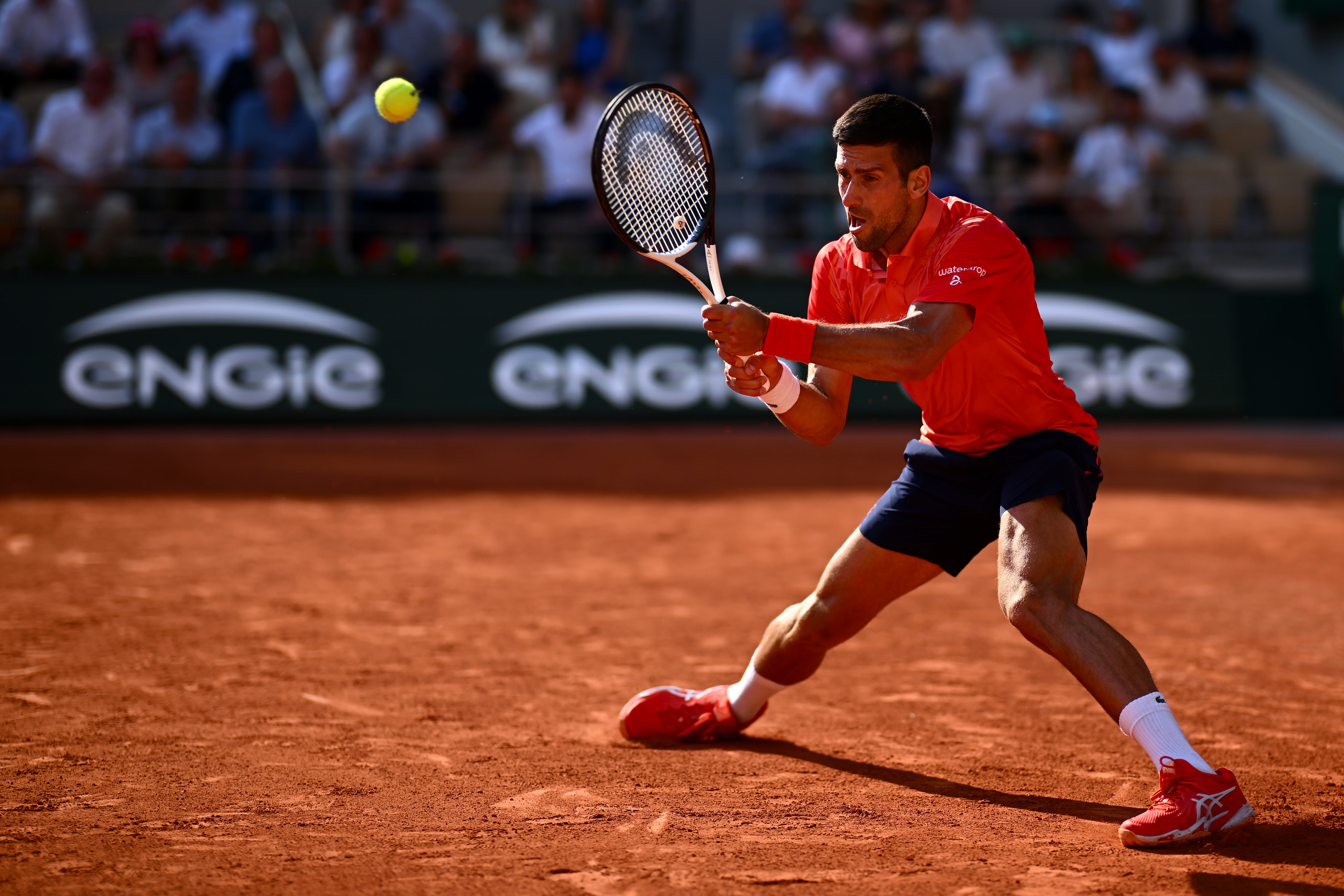 Novak Djokovic reaches 45th Grand Slam semifinal by halting Karen Khachanov at Roland Garros