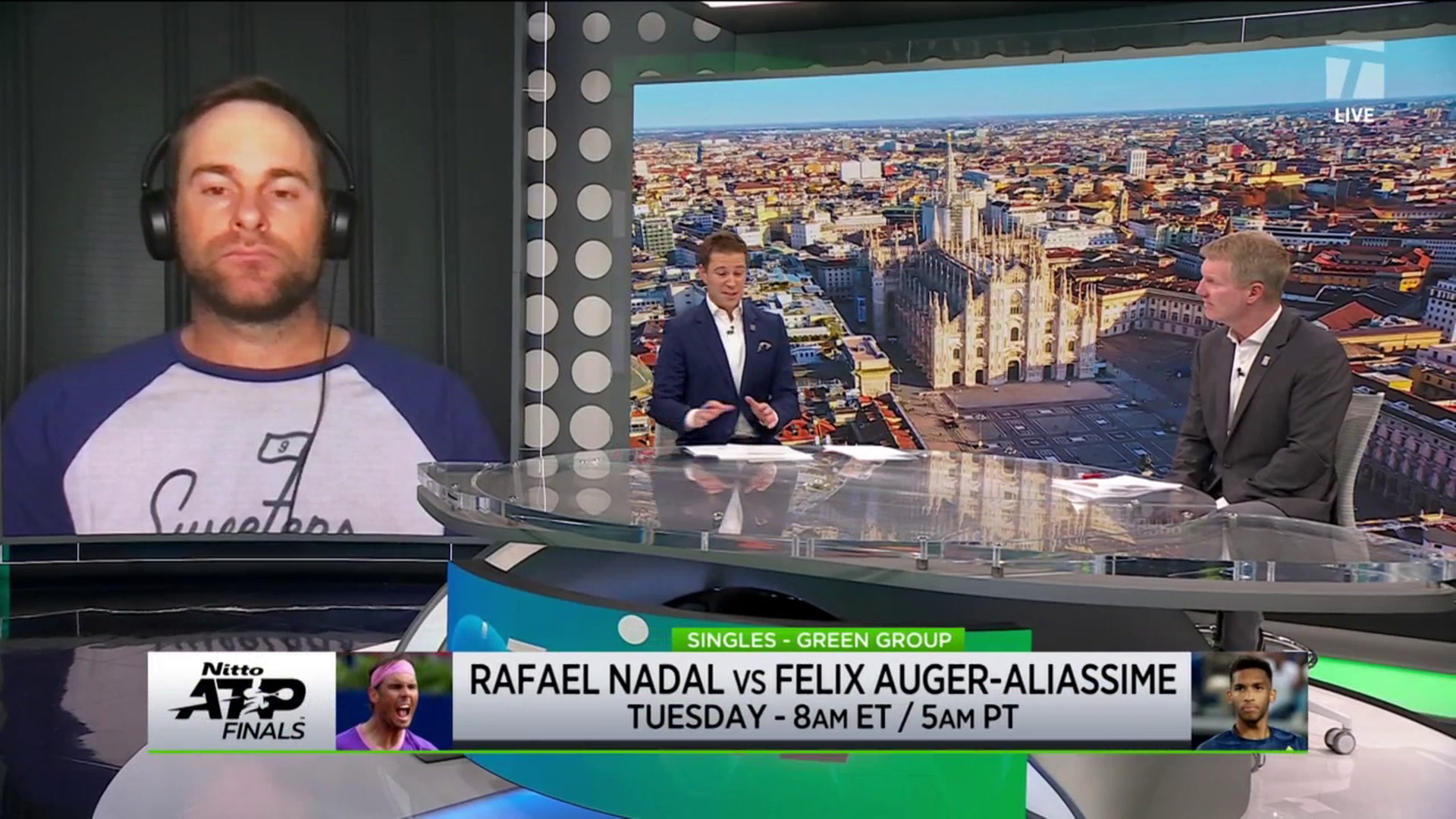 Tennis Channel Live Nadal vs Auger-Aliassime Preview Tennis