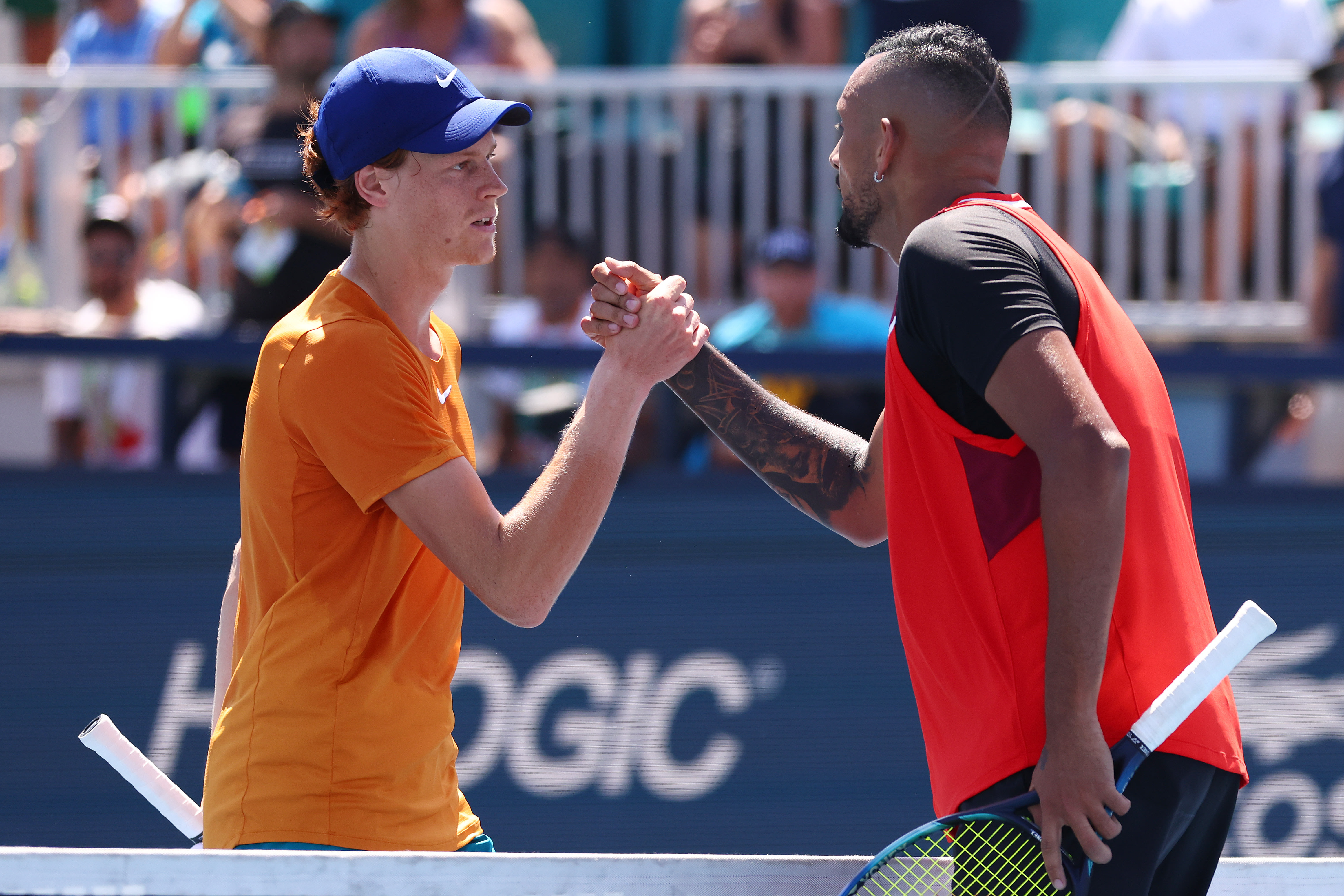 Jannik Sinner weathers Kyrgios storm to advance in spite of Miami circus