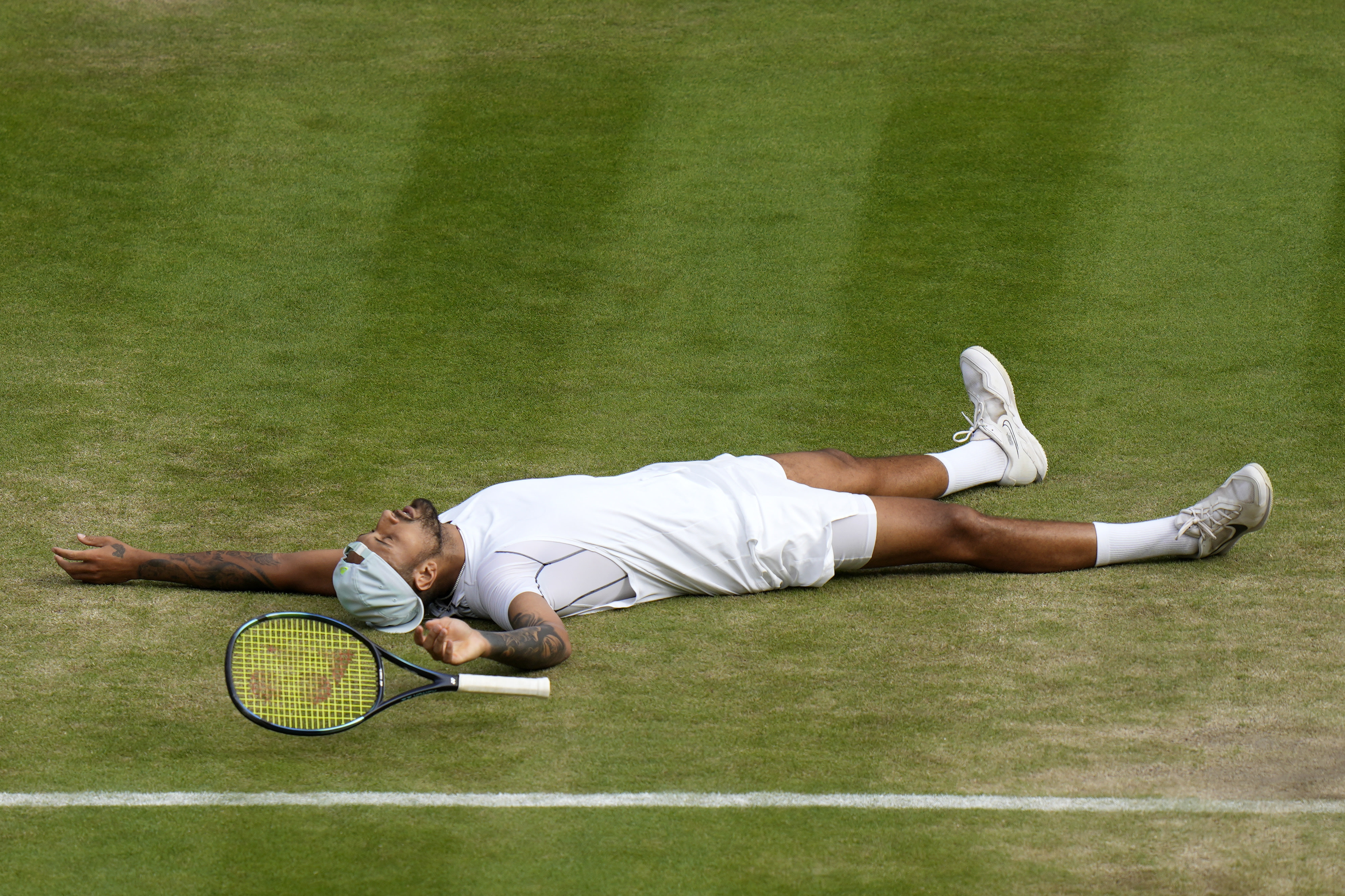 Nick Kyrgios reaches first Grand Slam semifinal at Wimbledon