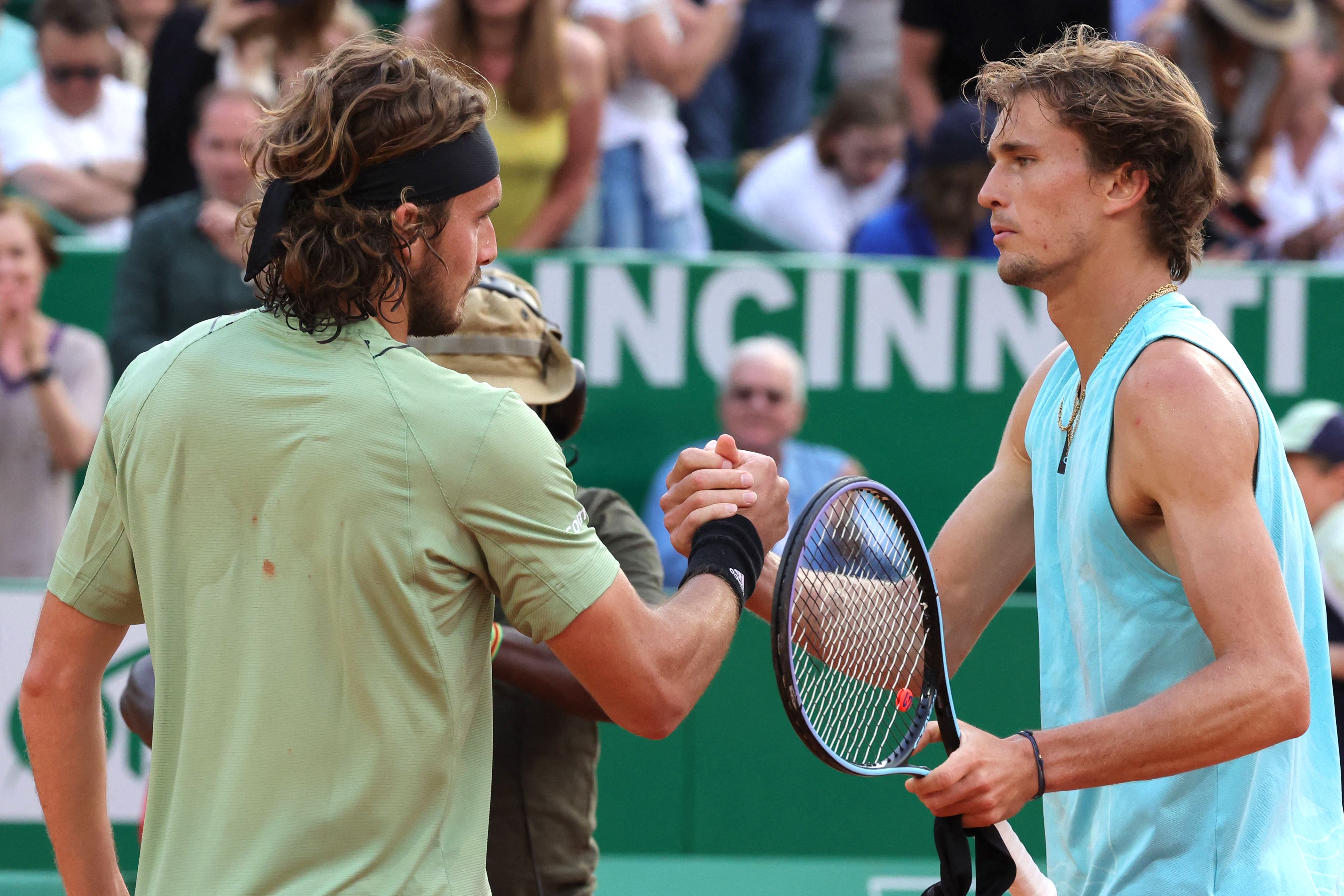 Stat of the Day Tsitsipas scores 25th Top 10 win of career against Zverev in Monte Carlo